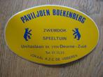 Oude Sticker KZC De Ijsberen Paviljoen Boekenberg , Nieuw, Bedrijf of Vereniging, Ophalen of Verzenden