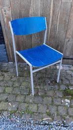 Stoelen design Gijs Van der Sluis, Huis en Inrichting, Stoelen, Vijf, Zes of meer stoelen, Blauw, Metaal, Gebruikt
