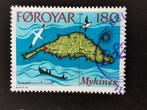 Îles Féroé/Foroyar 1978 - carte de l'île de Mykines, Timbres & Monnaies, Danemark, Enlèvement ou Envoi