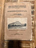 Onze koloniale landbouw: De rietsuikerindustrie op Java, Ophalen of Verzenden, J. Sibinga Mulder