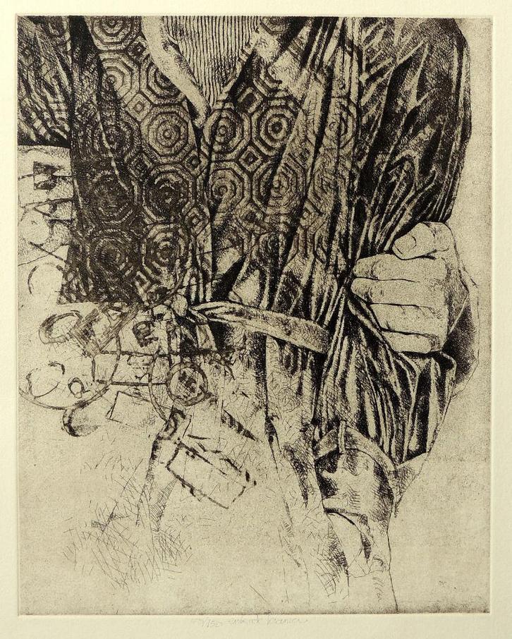 Ets van Enk De Kramer, Antiek en Kunst, Kunst | Etsen en Gravures, Ophalen