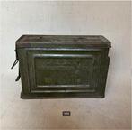 wo2 - US .30 munitiekistje voor de Browning M1917, Verzamelen, Ophalen of Verzenden, Landmacht, Hulzen of Bodemvondsten