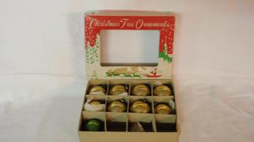 Lot oude glazen kerstballen voor vederboom Japan 1950 beschikbaar voor biedingen