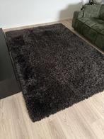 Donker bruin hoogpolig tapijt 200x290cm, Huis en Inrichting, Ophalen, Gebruikt, Bruin, 150 tot 200 cm