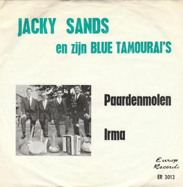 45T: Jacky Sands en zijn Blue Tamourai's: Paardenmolen (Inst beschikbaar voor biedingen