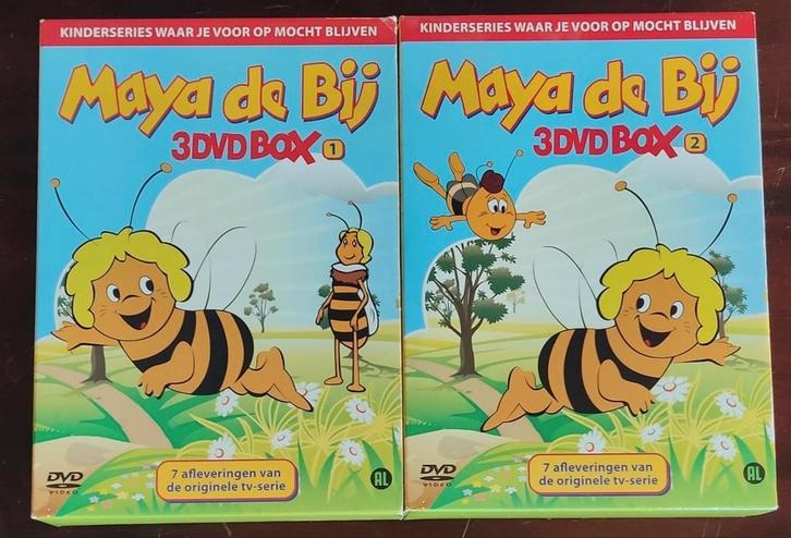 2x DVD-box Maya de Bij, CD & DVD, DVD | Enfants & Jeunesse, Comme neuf, Tous les âges, Enlèvement