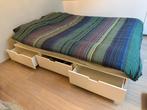 Bedframe met 6 lades, NORDLI, Ophalen, Gebruikt, Wit, Tweepersoons