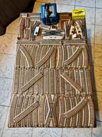 Grote partij Marklin HO-rails en schakelaars (vóór 1960), Ophalen of Verzenden, Zo goed als nieuw, Rails