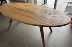 Ovalen eiken tafel, Huis en Inrichting, Ophalen, Zo goed als nieuw