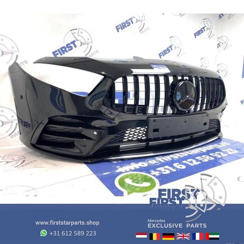 W177 AMG LINE VOORBUMPER A KLASSE 2020 A35 ZWART COMPLEET ME, Auto-onderdelen, Carrosserie, Bumper, Mercedes-Benz, Voor, Gebruikt