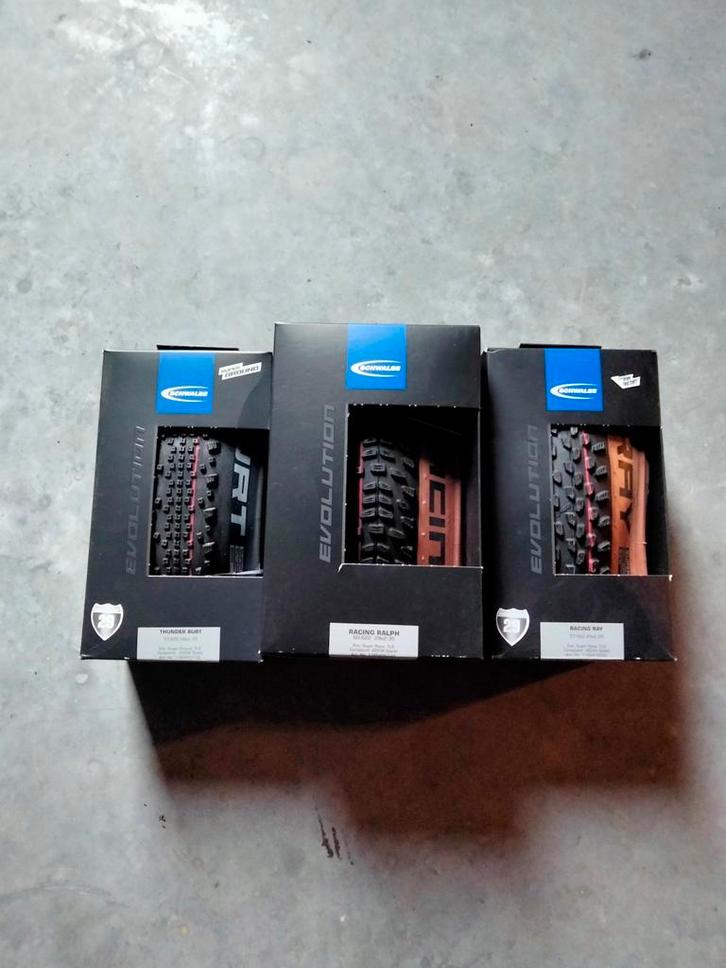 Schwalbe Thunder Burt & racing ray / ralph / ventielen, Vélos & Vélomoteurs, Accessoires vélo | Autres Accessoires de vélo, Neuf