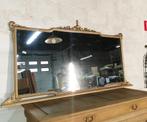 Zeer lange oude gouden Barok spiegel L 1.91m H 99cm, Huis en Inrichting, Ophalen, Gebruikt, 125 cm of meer, Minder dan 100 cm