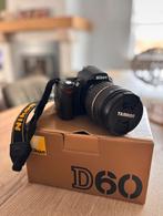 Nikon D60 met Tamron 18-200mm lens – complete set!, Audio, Tv en Foto, Ophalen, Zo goed als nieuw, Nikon
