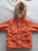 Oranje winterjas met pels 110/116, Kinderen en Baby's, Kinderkleding | Maat 116, Gebruikt, Ophalen