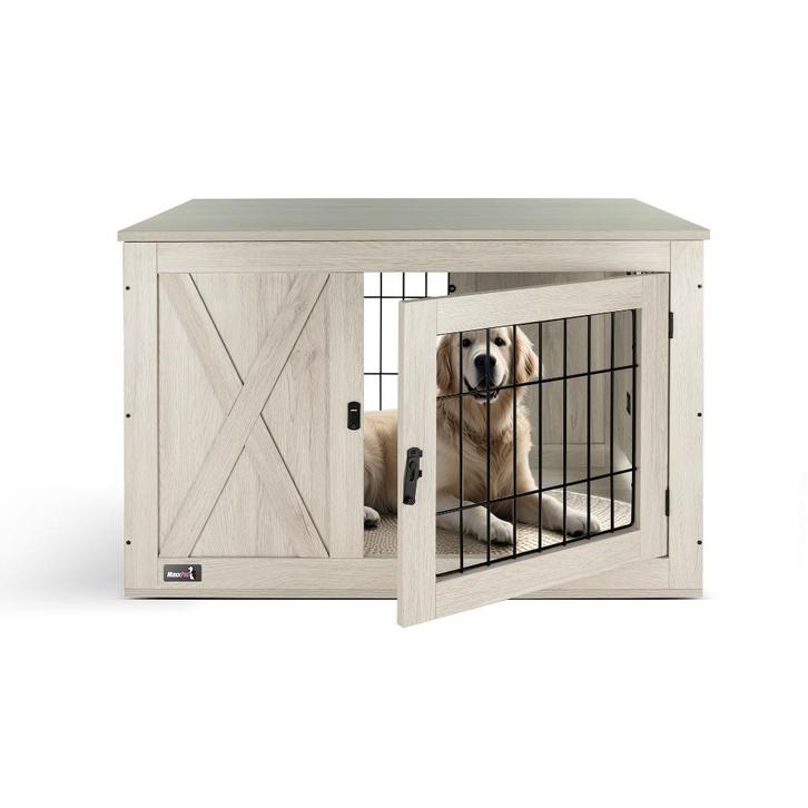 MaxxPet Houten Hondenbench 96x61x64cm, Dieren en Toebehoren, Hondenbenches, Nieuw, Ophalen of Verzenden