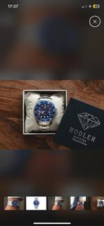 Zilveren horloge Hodler, Handtassen en Accessoires, Horloges | Heren, Overige merken, Staal, Polshorloge, Nieuw