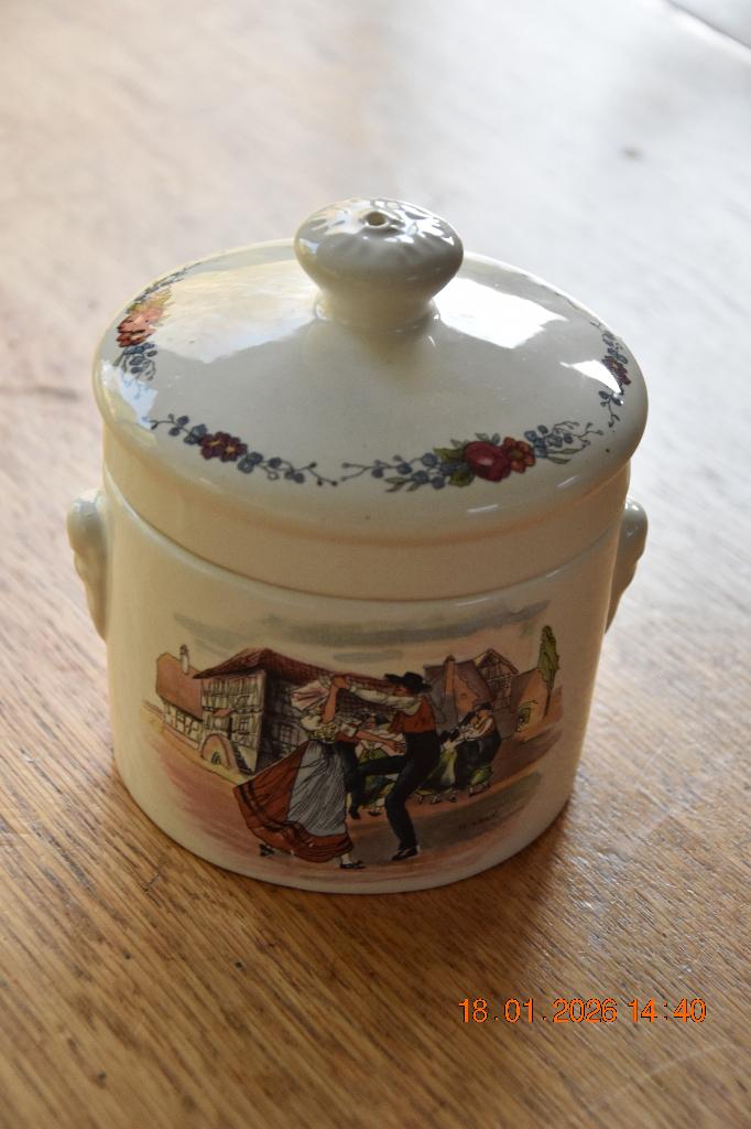 ovenbestendig keramieken potje, Enlèvement, Comme neuf, Autres matériaux, Casserole, Bidon ou Boîte