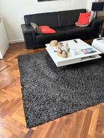 Hoogpolig tapijt donkergrijs – 290 x 200 cm, Ophalen, Zo goed als nieuw, Grijs