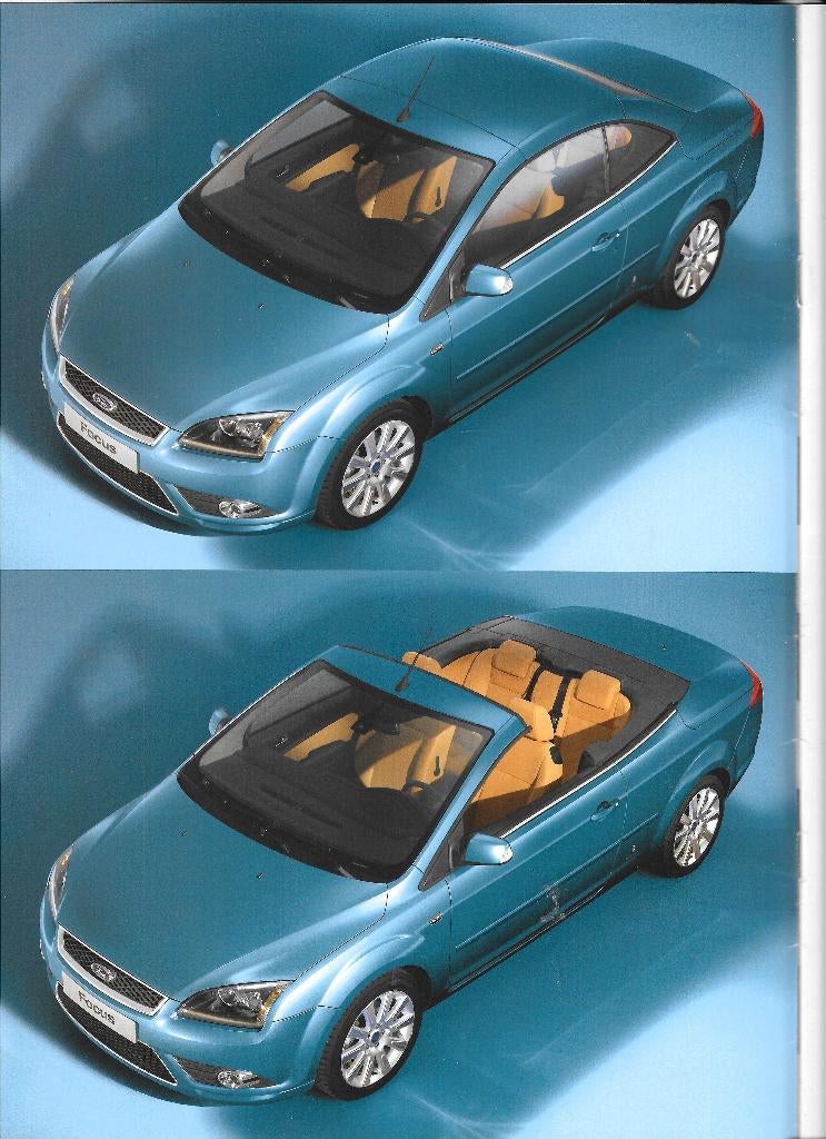 FORD FOCUS COUPE_CABRIO, Livres, Autos | Brochures & Magazines, Comme neuf, Ford, Enlèvement ou Envoi