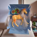 Little horse speelpaard geel oranje grijze haren camouflage, Verzenden, Nieuw