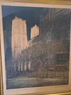 Toile signée R van den sande, Antiek en Kunst, Ophalen