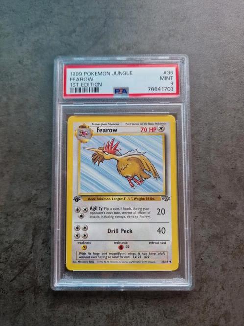 Fearow 1ère édition de Jungle PSA 9, Hobby & Loisirs créatifs, Jeux de cartes à collectionner | Pokémon, Comme neuf, Enlèvement ou Envoi