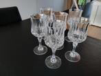 6 verres à vin en cristal de Marques, Collections, Verres & Petits Verres, Comme neuf, Enlèvement ou Envoi