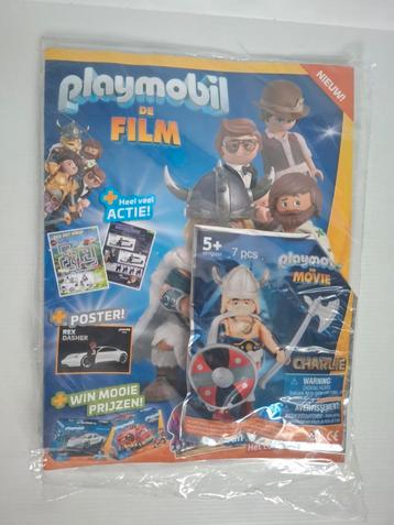 Playmobil De Film magazine (NL) nieuw met figuurtje Charlie beschikbaar voor biedingen