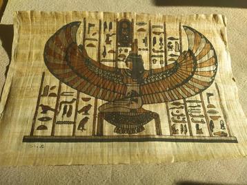 Egyptisch tafereel op papyrus