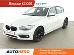BMW 1 Serie 116 116i Advantage (bj 2016), Auto's, 116 g/km, Gebruikt, Wit, 109 pk