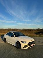Mercedes c220d 2021 AMG line, Auto's, Wit, Bedrijf, Achteruitrijcamera, Te koop