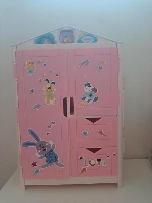 Babyborn kleerkast met weereendje, Kinderen en Baby's, Speelgoed | Poppen, Zo goed als nieuw, Babypop, Ophalen of Verzenden