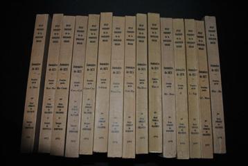 Etat présent de la Noblesse belge 15 vol. A à Me INCOMPLET beschikbaar voor biedingen