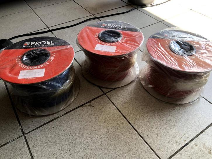 bobijn PROEL XLR kabel (3-polig), Muziek en Instrumenten, Kabels en Stekkers, Nieuw, Apparatuur, Ophalen of Verzenden