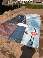 2 Grote PVC reclamebanners/afdekzeilen, Tuin en Terras, Ophalen