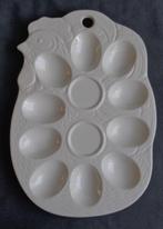 keramiek eierschaal L24xB16cm KIP FIGUUR WIT CHICKEN ceramic, Keramiek, Gebruikt, Ophalen of Verzenden
