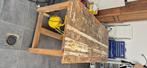 eikenhouten werkbank (81 x 190), Ophalen, Gebruikt, 70 tot 120 cm