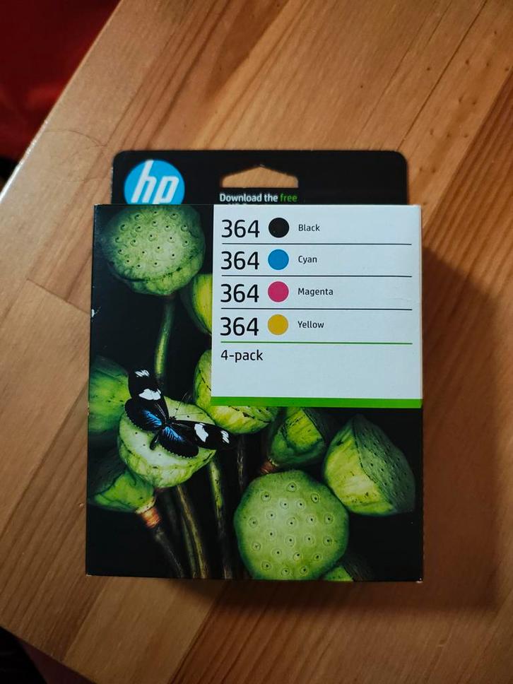 364 originele zwart/cyaan/magenta/gele inktcartridges, 4-pac, Computers en Software, Printerbenodigdheden, Nieuw, Cartridge, Ophalen of Verzenden