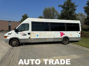 Iveco Daily Irisbus | 22+1 Zitpl | 1ste Eigenaar | EXPORT, Auto's, Stof, Iveco, Wit, Blauw