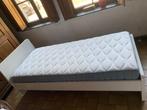 Lit blanc IKEA avec matelas pour une personne état Neuf, Ophalen, Nieuw, Matras