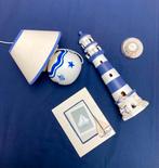Lot d’ articles décoratifs et lampe « bord de mer », Ophalen, Zo goed als nieuw