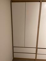 Kleerkast Billund 80x193 cm in wit met naturel eiken, Huis en Inrichting, Kasten | Kleerkasten, Eikenhout, 50 tot 100 cm, Zo goed als nieuw