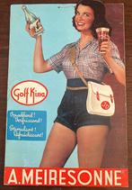 Golf Kina A. Meiresonne, Ophalen of Verzenden, Gebruikt, Reclamebord