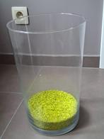 dikke glazen vaas (voor orchideeplant ofzo), Huis en Inrichting, Ophalen, Overige kleuren, Minder dan 50 cm, Glas