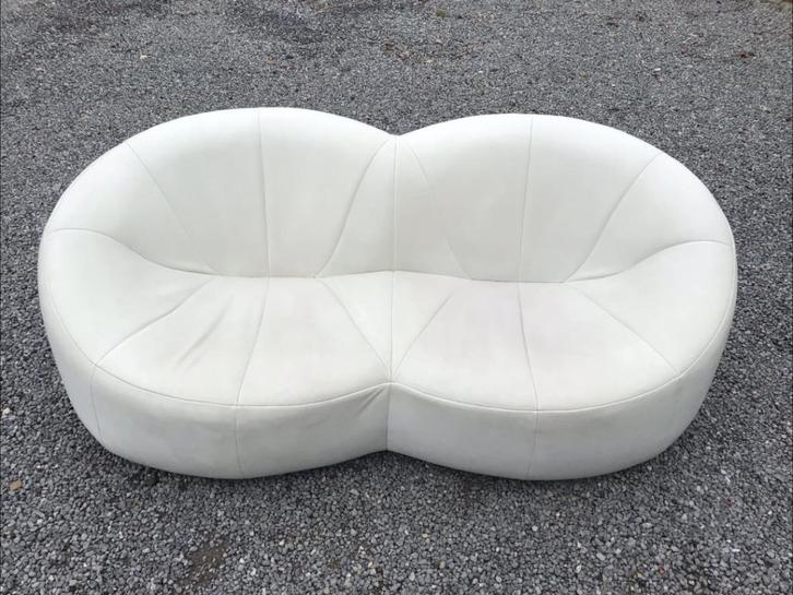 PUMPKIN Ligne Roset Pierre Paulin Leder editie vintage retro, Huis en Inrichting, Zetels | Zetels, Zo goed als nieuw, Leer, Ophalen of Verzenden