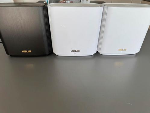 ASUS XT8 Mesh WiFi 6 – 3x AiMesh Routers – Topstaat, Computers en Software, Routers en Modems, Zo goed als nieuw, Ophalen