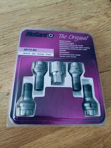 McGard wielsloten Toyota M14x1,5 27mm sleutel 17 20 euro !!!
