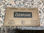 Mapje met nog 9 postkaarten Ruïnes ZEEBRUGGE 1914-18, Enlèvement ou Envoi, Avant 1920, Non affranchie, Politique et Histoire