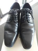 Herenschoenen 42 zwart leder, Zwart, Nieuw, Norberti Clementi Milaan, Ophalen of Verzenden