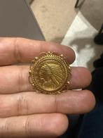 Gouden muntstuk 22 Karaat + extra goud, Postzegels en Munten, Ophalen, Noord-Amerika, Losse munt, Goud